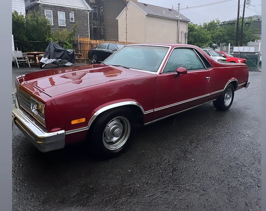 Classic red El Camino serviced at Stevens Auto